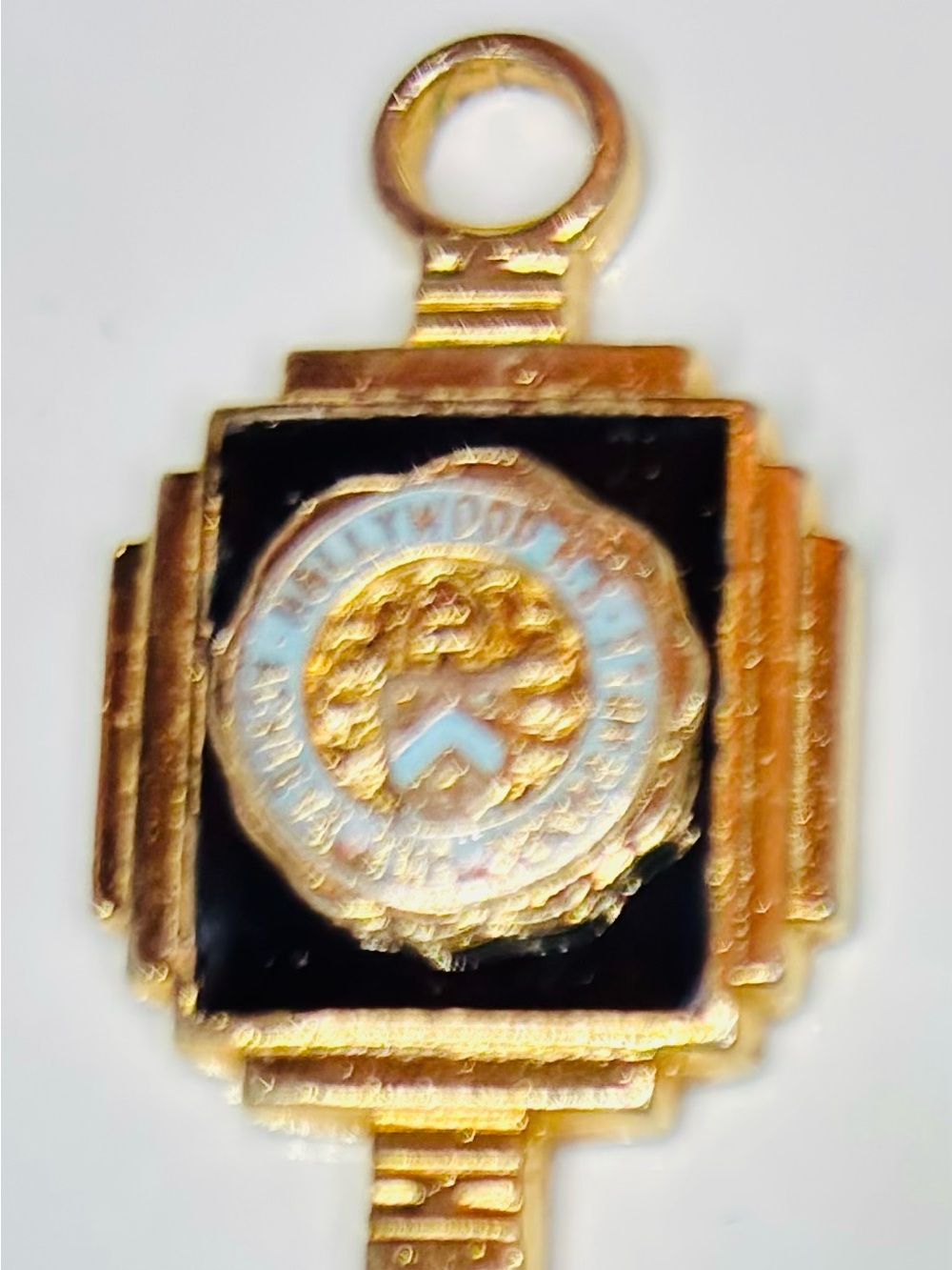 Vintage Rare Hollywood High School Academic Graduation Key Fob 1950-1960s)Unisex - Picture 6 of 7